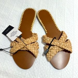 ZARA Raffia Sandals